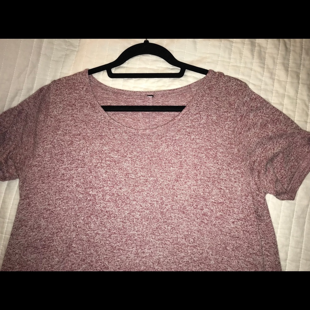 Heathered Pink TeeShirt Dress